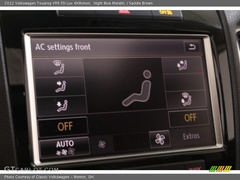 Night Blue Metallic / Saddle Brown 2012 Volkswagen Touareg VR6 FSI Lux 4XMotion