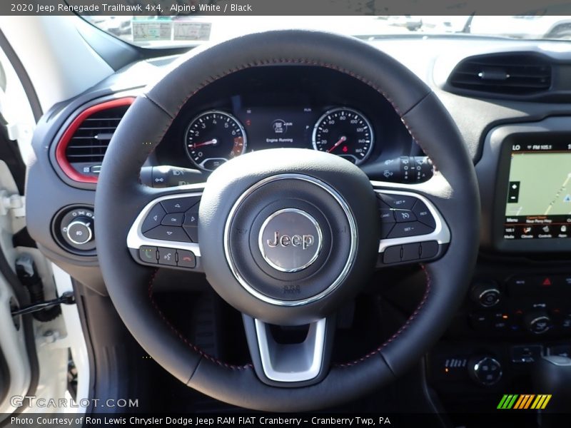 Alpine White / Black 2020 Jeep Renegade Trailhawk 4x4