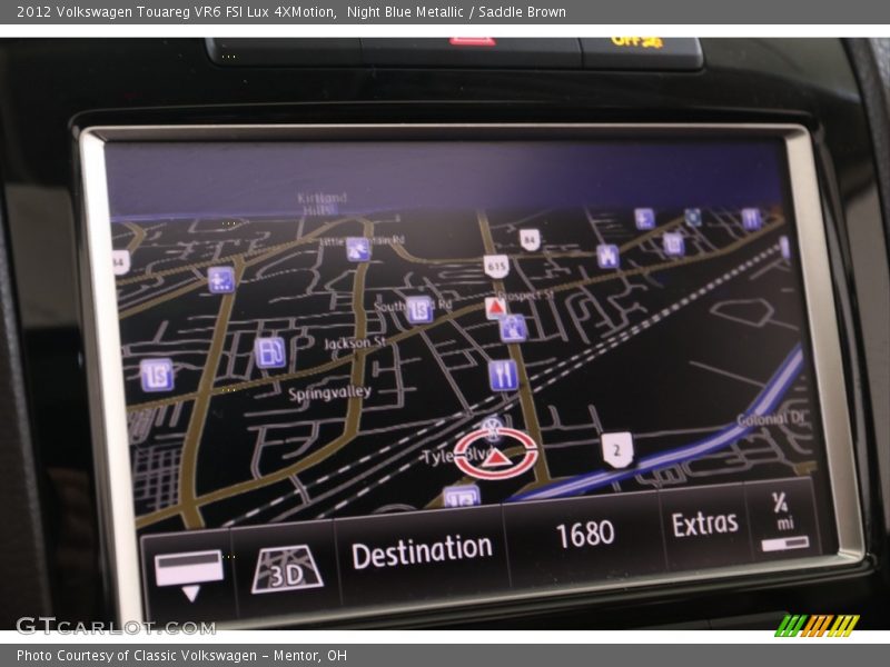 Night Blue Metallic / Saddle Brown 2012 Volkswagen Touareg VR6 FSI Lux 4XMotion
