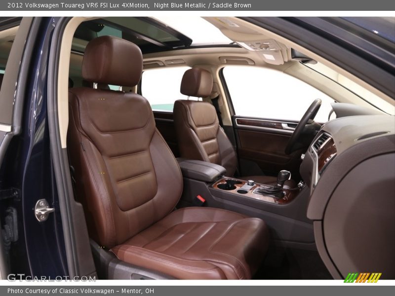 Night Blue Metallic / Saddle Brown 2012 Volkswagen Touareg VR6 FSI Lux 4XMotion
