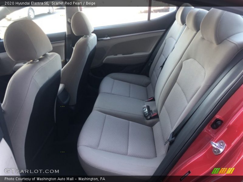 Scarlet Red Pearl / Beige 2020 Hyundai Elantra SE