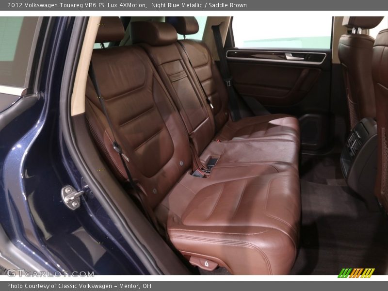 Night Blue Metallic / Saddle Brown 2012 Volkswagen Touareg VR6 FSI Lux 4XMotion