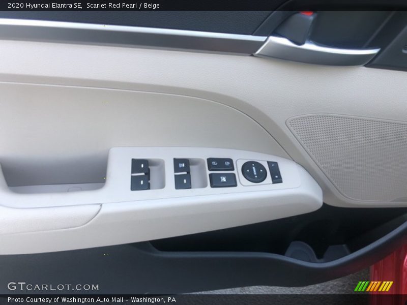 Scarlet Red Pearl / Beige 2020 Hyundai Elantra SE