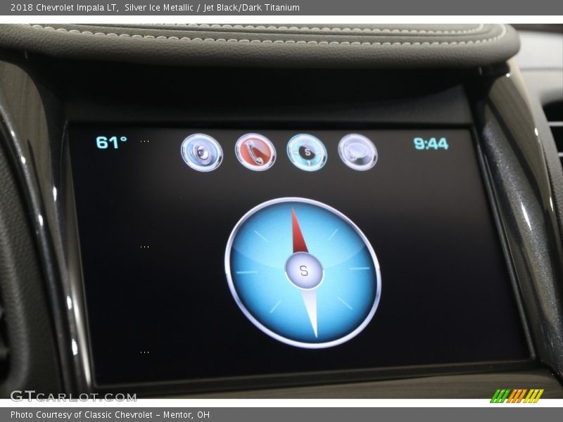 Silver Ice Metallic / Jet Black/Dark Titanium 2018 Chevrolet Impala LT