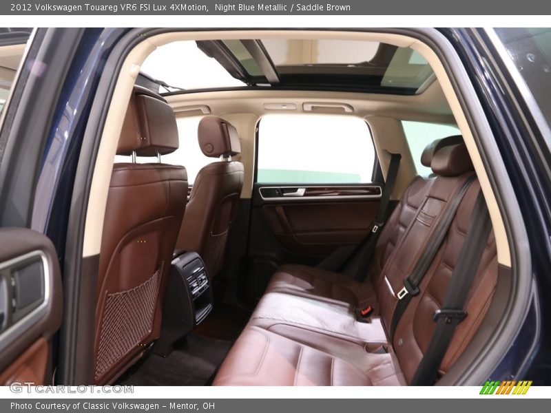 Night Blue Metallic / Saddle Brown 2012 Volkswagen Touareg VR6 FSI Lux 4XMotion