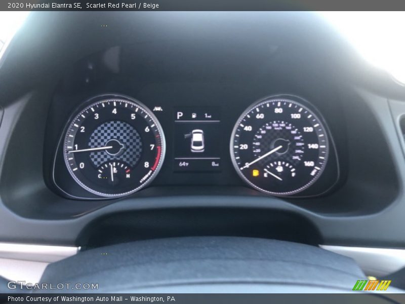 Scarlet Red Pearl / Beige 2020 Hyundai Elantra SE