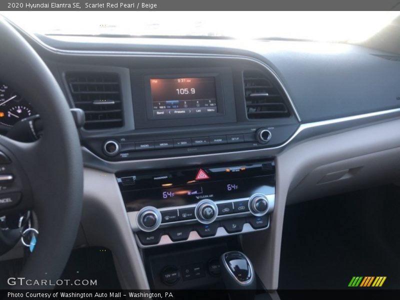 Scarlet Red Pearl / Beige 2020 Hyundai Elantra SE