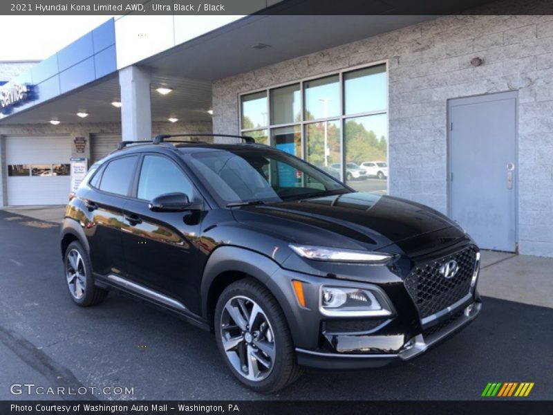 Front 3/4 View of 2021 Kona Limited AWD