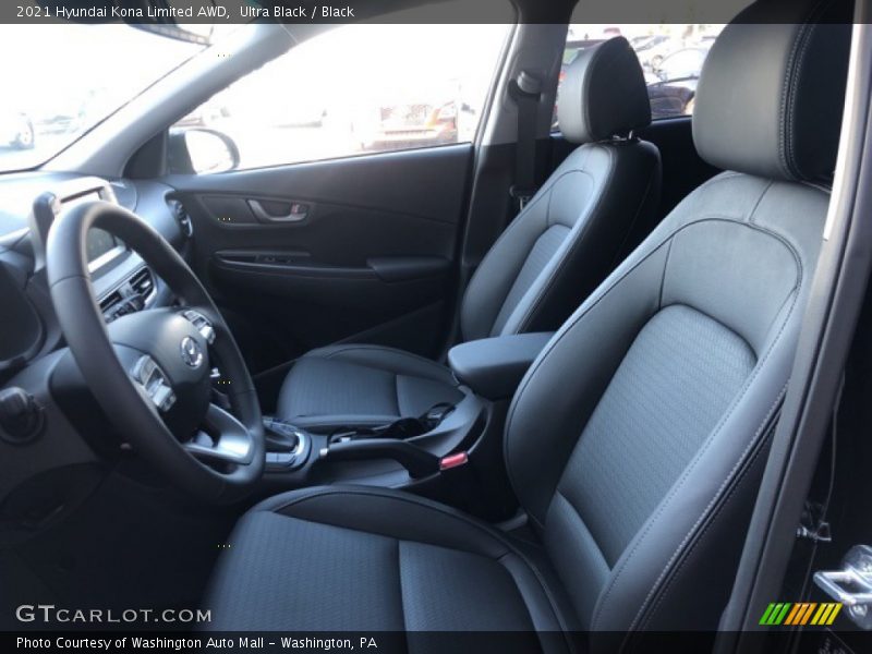 Ultra Black / Black 2021 Hyundai Kona Limited AWD