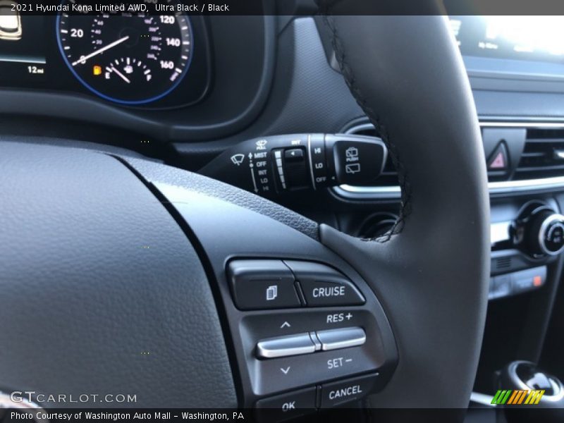 Ultra Black / Black 2021 Hyundai Kona Limited AWD