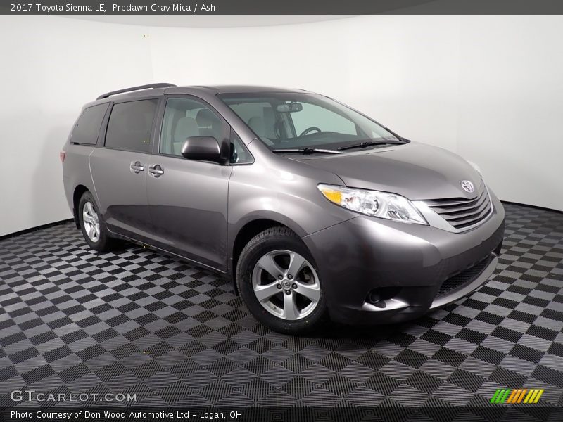 Predawn Gray Mica / Ash 2017 Toyota Sienna LE