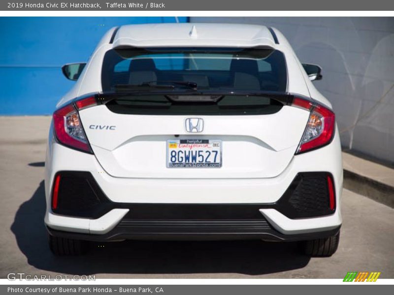 Taffeta White / Black 2019 Honda Civic EX Hatchback