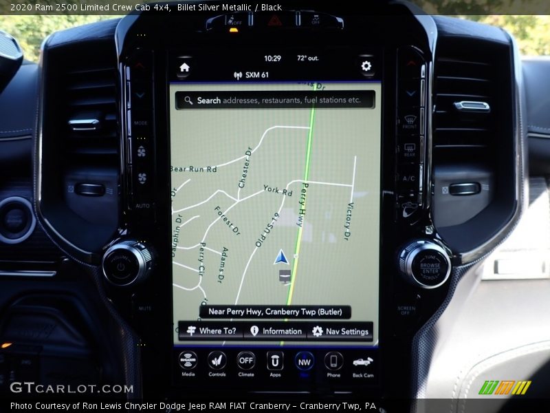 Navigation of 2020 2500 Limited Crew Cab 4x4
