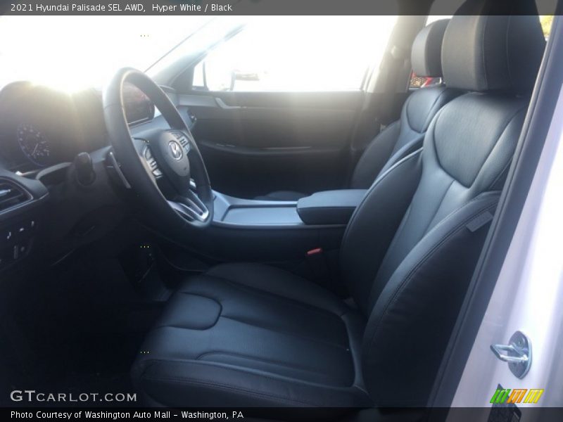 Hyper White / Black 2021 Hyundai Palisade SEL AWD