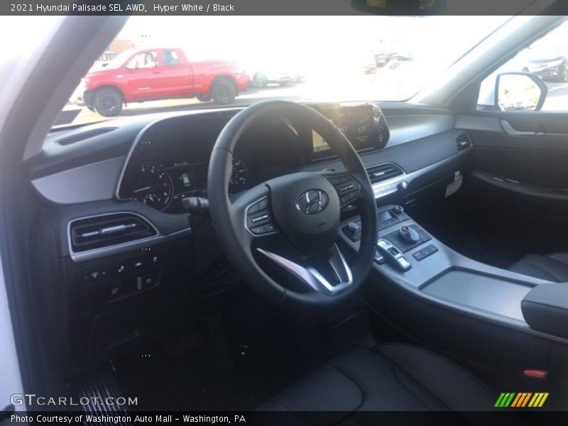 Hyper White / Black 2021 Hyundai Palisade SEL AWD
