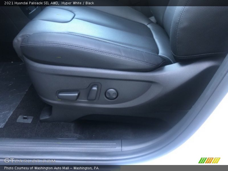 Hyper White / Black 2021 Hyundai Palisade SEL AWD