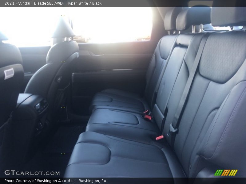 Hyper White / Black 2021 Hyundai Palisade SEL AWD