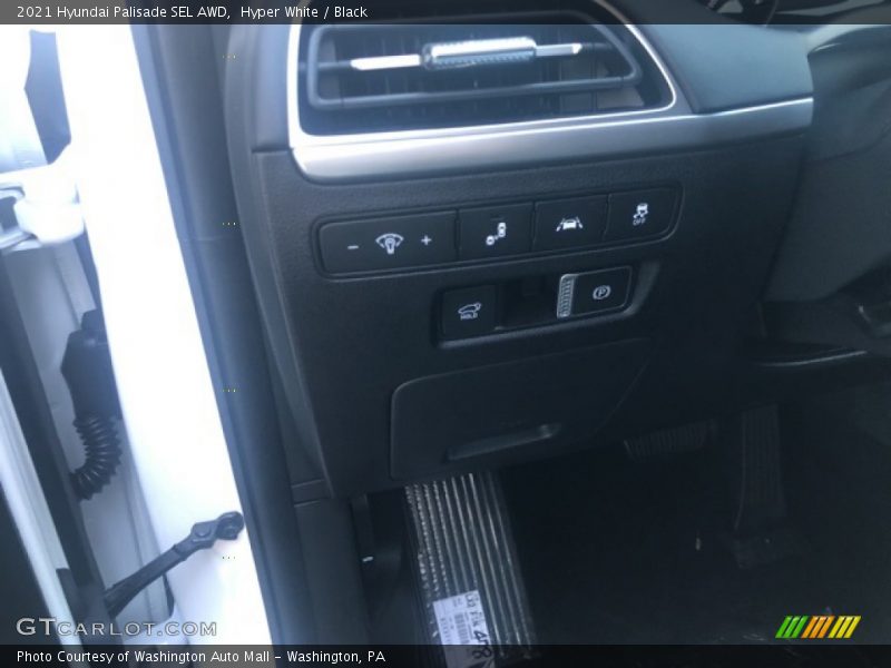 Hyper White / Black 2021 Hyundai Palisade SEL AWD
