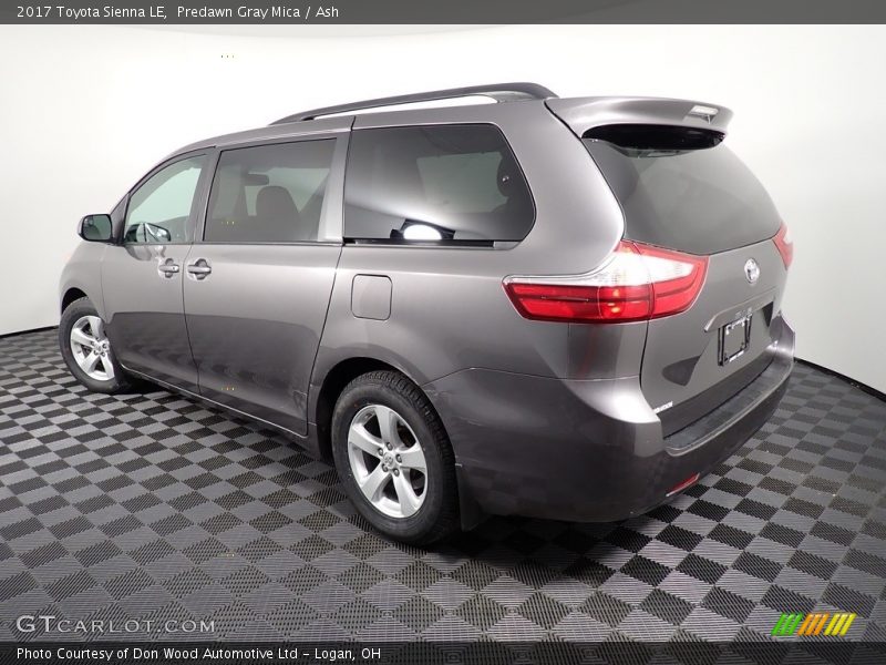 Predawn Gray Mica / Ash 2017 Toyota Sienna LE