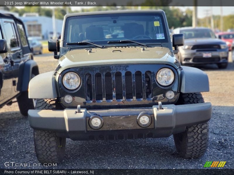 Tank / Black 2015 Jeep Wrangler Willys Wheeler 4x4