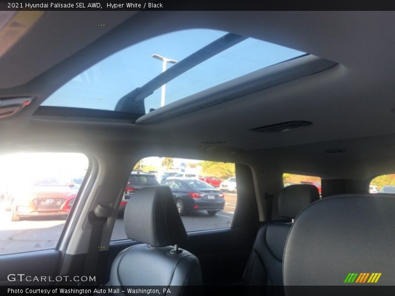 Hyper White / Black 2021 Hyundai Palisade SEL AWD
