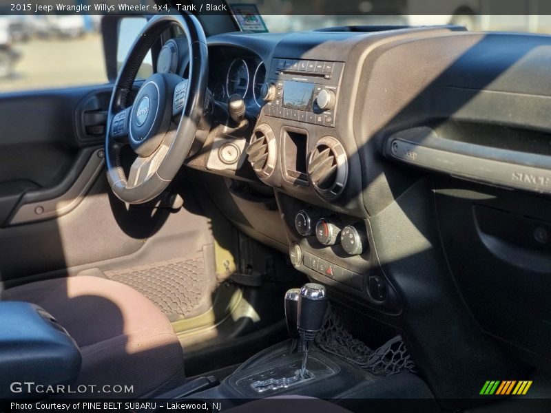 Tank / Black 2015 Jeep Wrangler Willys Wheeler 4x4