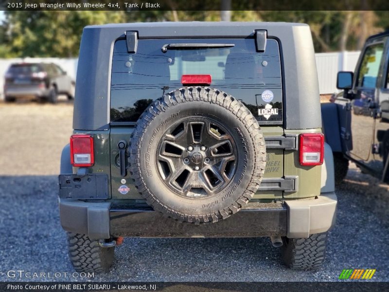 Tank / Black 2015 Jeep Wrangler Willys Wheeler 4x4