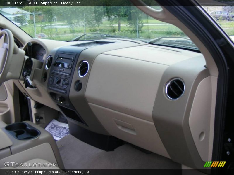 Black / Tan 2006 Ford F150 XLT SuperCab