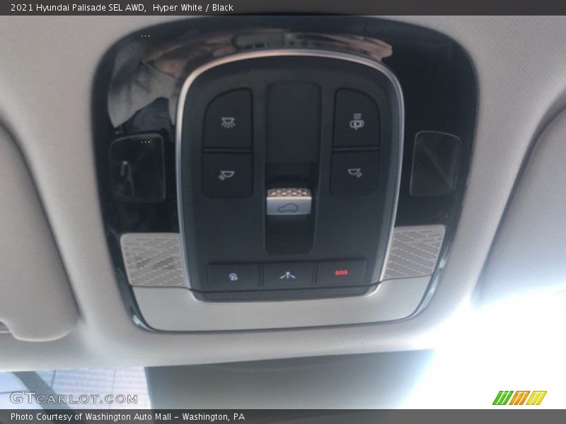 Hyper White / Black 2021 Hyundai Palisade SEL AWD