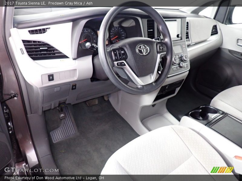 Predawn Gray Mica / Ash 2017 Toyota Sienna LE