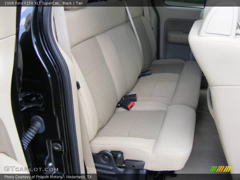Black / Tan 2006 Ford F150 XLT SuperCab