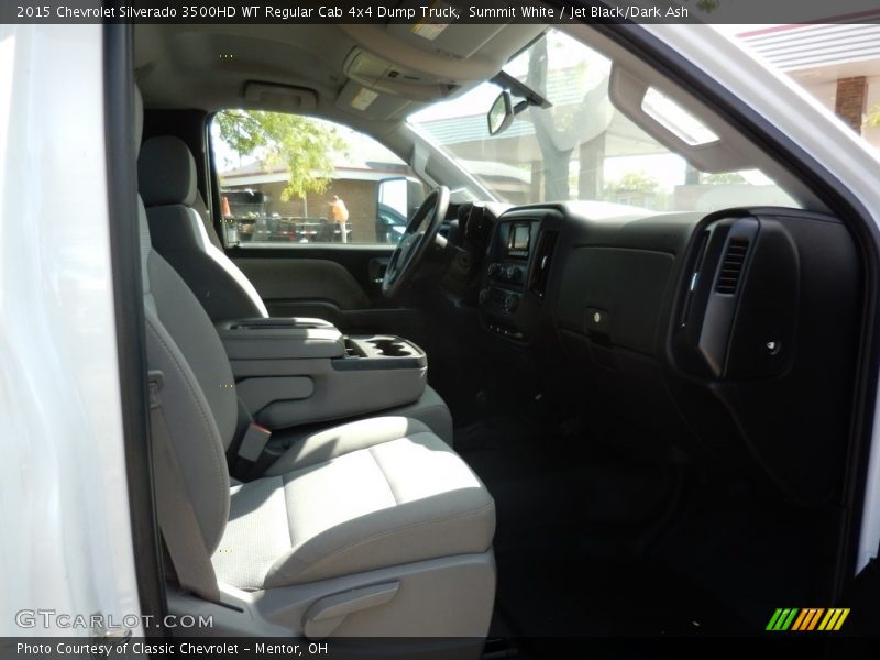 Summit White / Jet Black/Dark Ash 2015 Chevrolet Silverado 3500HD WT Regular Cab 4x4 Dump Truck