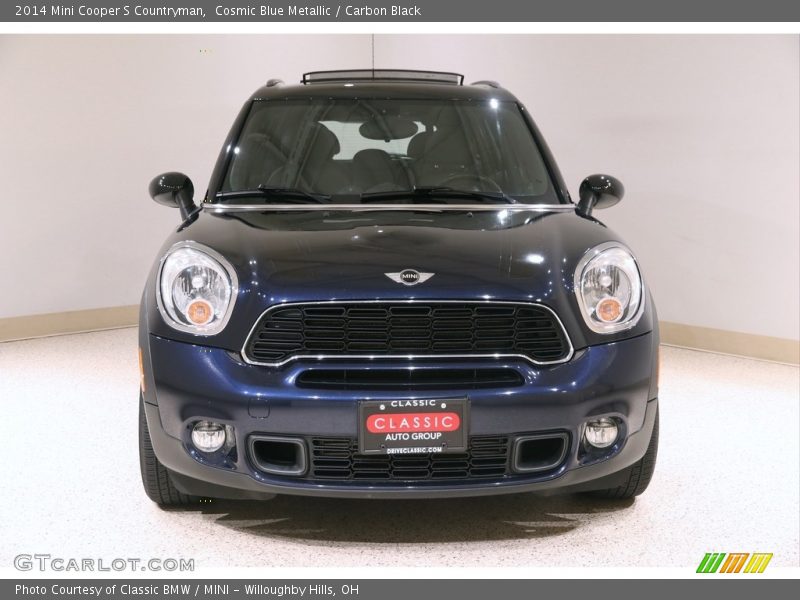 Cosmic Blue Metallic / Carbon Black 2014 Mini Cooper S Countryman