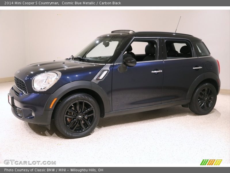 Cosmic Blue Metallic / Carbon Black 2014 Mini Cooper S Countryman