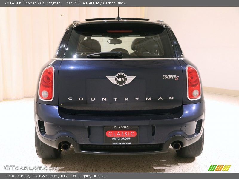 Cosmic Blue Metallic / Carbon Black 2014 Mini Cooper S Countryman