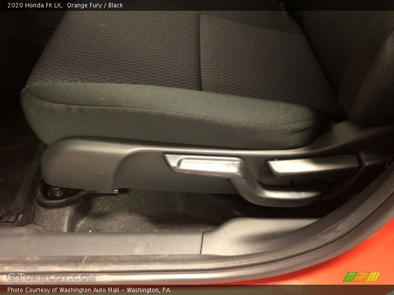 Orange Fury / Black 2020 Honda Fit LX