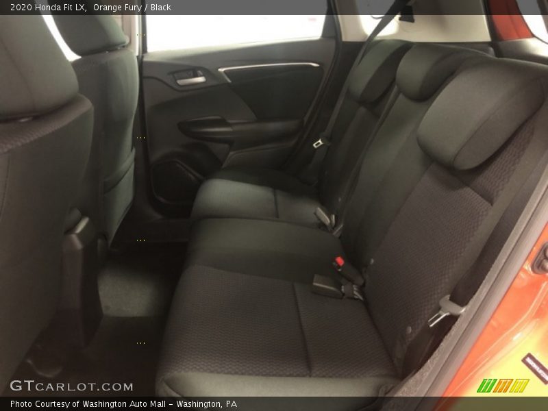 Orange Fury / Black 2020 Honda Fit LX