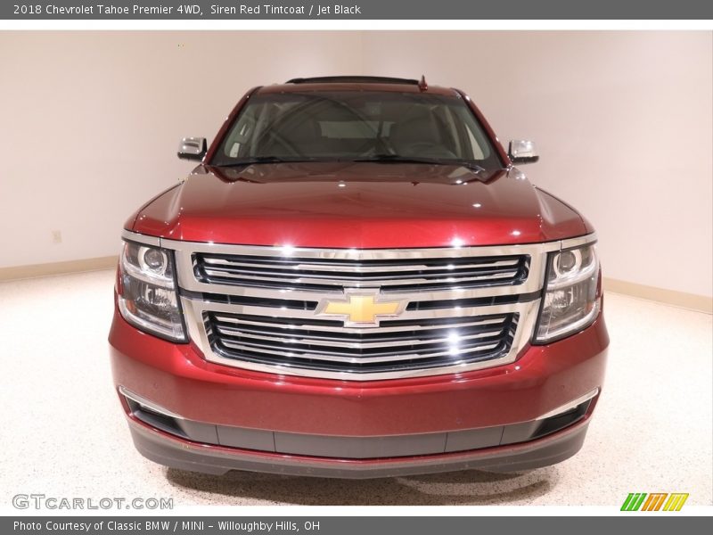 Siren Red Tintcoat / Jet Black 2018 Chevrolet Tahoe Premier 4WD