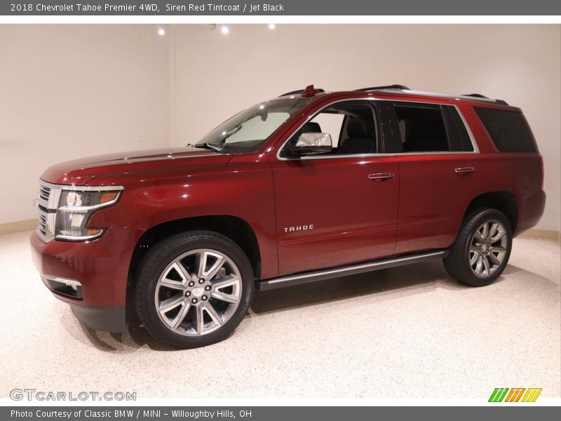 Siren Red Tintcoat / Jet Black 2018 Chevrolet Tahoe Premier 4WD