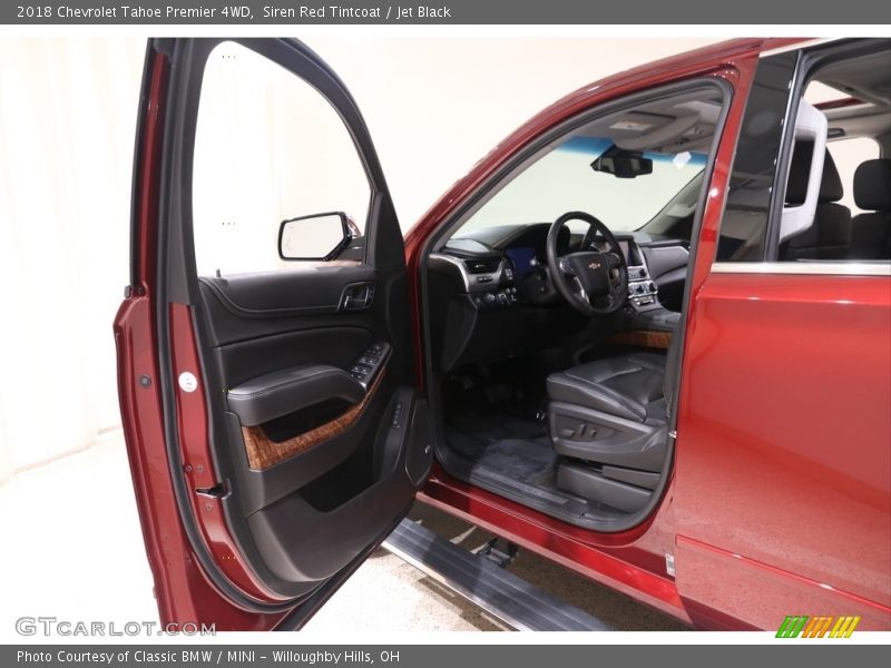 Siren Red Tintcoat / Jet Black 2018 Chevrolet Tahoe Premier 4WD