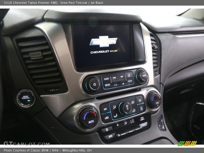 Siren Red Tintcoat / Jet Black 2018 Chevrolet Tahoe Premier 4WD