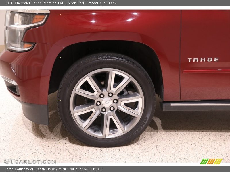 Siren Red Tintcoat / Jet Black 2018 Chevrolet Tahoe Premier 4WD