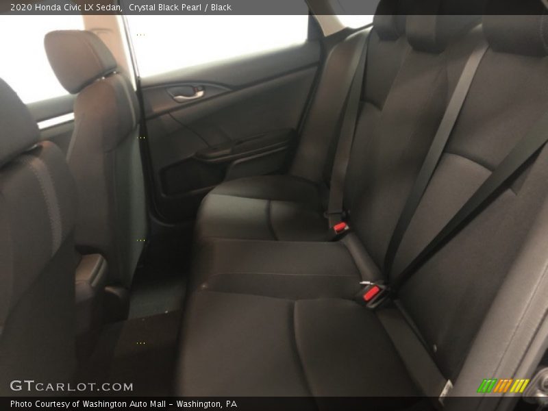 Crystal Black Pearl / Black 2020 Honda Civic LX Sedan