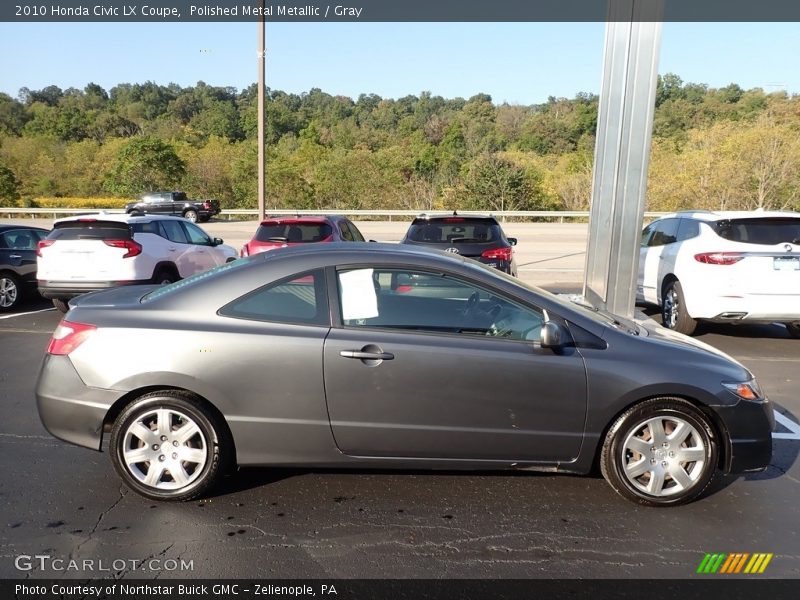 Polished Metal Metallic / Gray 2010 Honda Civic LX Coupe