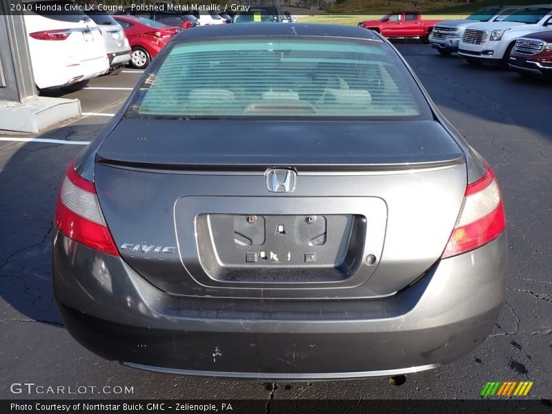 Polished Metal Metallic / Gray 2010 Honda Civic LX Coupe