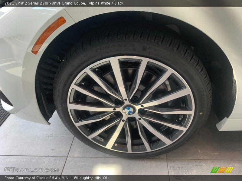 Alpine White / Black 2021 BMW 2 Series 228i xDrive Grand Coupe