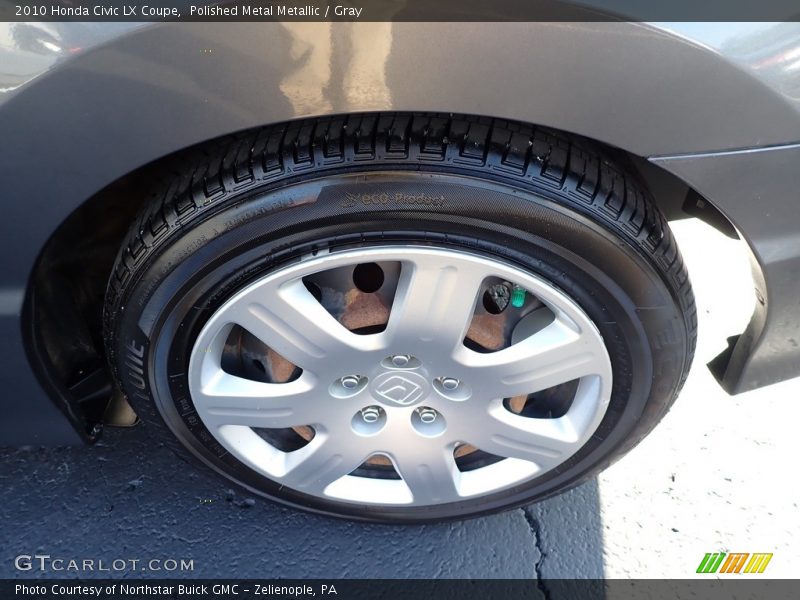 Polished Metal Metallic / Gray 2010 Honda Civic LX Coupe