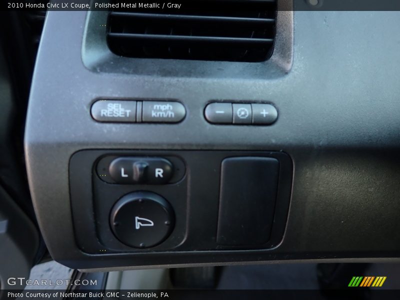 Polished Metal Metallic / Gray 2010 Honda Civic LX Coupe