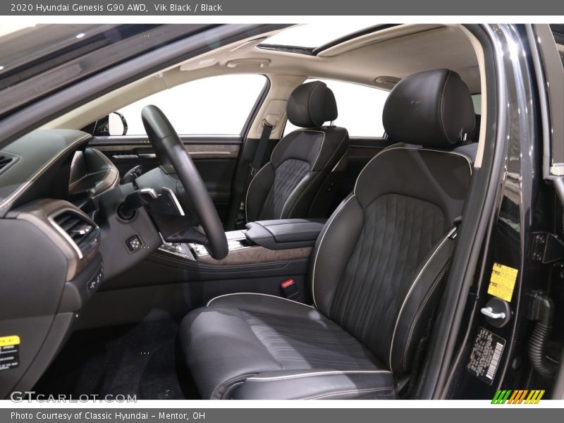  2020 Genesis G90 AWD Black Interior