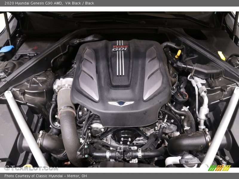  2020 Genesis G90 AWD Engine - 3.3 Liter Twin-Turbocharged DOHC 24-Valve D-CVVT V6